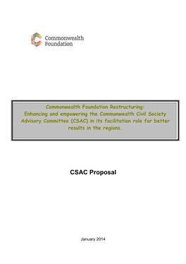 CSAC Proposal