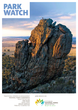 June 2016 No 265 Traditional Owners Co-Management Regional