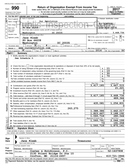 CS Tax Return for Year 2017