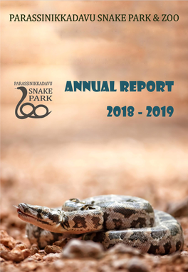 Annual Report 2018 - 2019 Table of Contents
