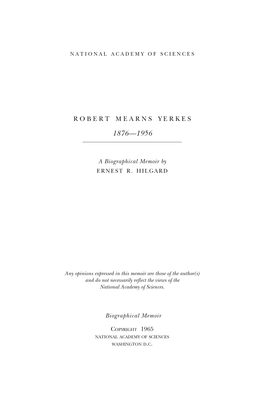 Robert Mearns Yerkes