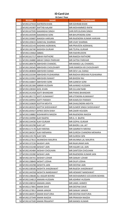 ID Card List