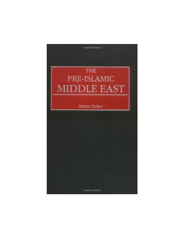 The Pre-Islamic Middle East