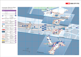 Innenplan Bahnhof Bern B C D E F G H J (Umgebungsplan Siehe Folgeseite) Ausgang Grosse Schanze | Universität