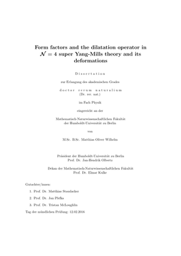 Form Factors and the Dilatation Operator in N=4 Super Yang-Mills