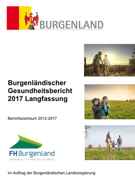 Burgenländischer Gesundheitsbericht 2017 Langfassung
