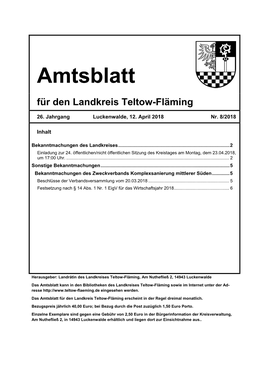 Amtsblatt 08/2018