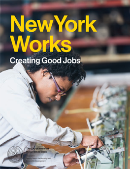 Creating Good Jobs Good Creating Works New York York New