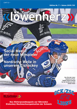 Der Neue Mitspieler Nordische Welle in Unserem Eishockey