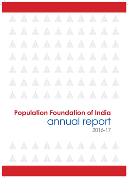 Annual Report I Population Foundation of India