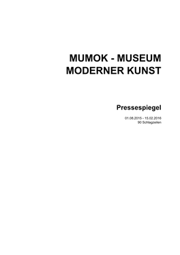 Mumok - Museum Moderner Kunst