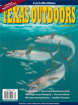 TEXAS OUTDOORS Journal 3 Editor’S Insight Bill L