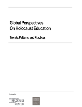 Global Perspectives on Holocaust Education