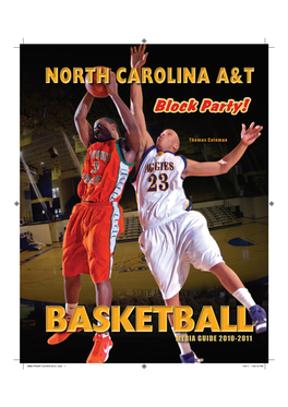 2010-2011 Nc A&T Basketball Media Guide