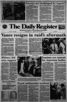 Vance Resigns in Raid's Aftermath