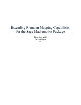 Extending Riemann Mapping Capabilities for the Sage Mathematics Package