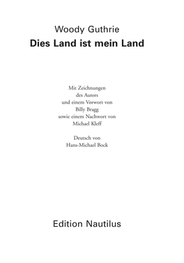 Dies Land Ist Mein Land