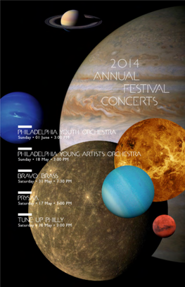 2014 Annual Festival Concert Programs