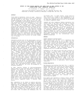 Effects of Prey Escape Behavior and Water Flow on Prey Capture by the Scleractinian Coral, Meandrina Meandrites K.B