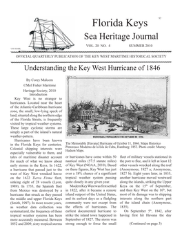 Florida Keys Sea Heritage Journal