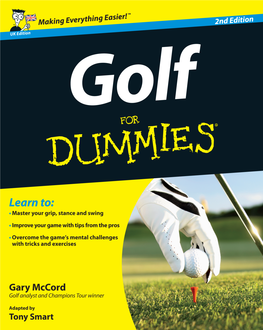 Golf for Dummies‰ 2ND EDITION