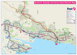 Southend, Rayleigh and Canvey Island Network Map