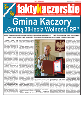 „Gminą 30-Lecia Wolności