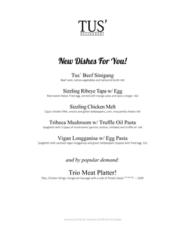 Tus' Menu.Pdf