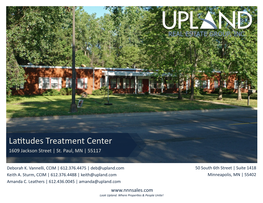 Latitudes Treatment Center 1609 Jackson Street | St