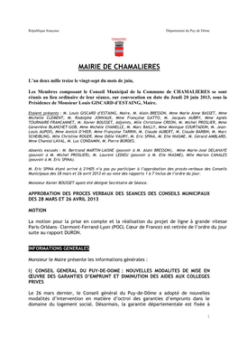 Mairie De Chamalieres