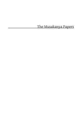 The Musakanya Papers
