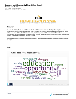 HCC Strategic Planning