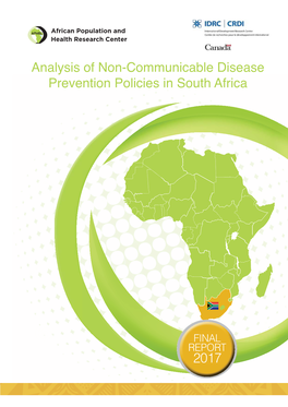 Analysis of Non-Communicable Disease Prevention Policies in South Africa