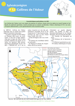 Sylvoécorégion F 52 Collines De L’Adour