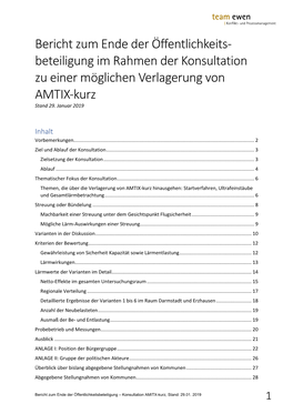 AMTIX Kurz Liegenden Flugbewegungen Über (Mindestens 60 Db(A) Dauerschallpegel Am Tag) Die Region Auf Mehrere Routen Zu Einer Wohnen