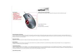 Key Features > Microsoft Optical Technology > Ergonomic Design