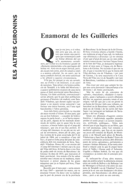 Enamorat De Les Guilleries O (A Uan Jo Era Jove, O Si Voleu, De Barcelona I La De Lle\'Ant De La De Girona