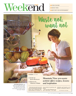 Mountain View Zero-Waste Activist Offers Recipes, Lessons and Inspiration