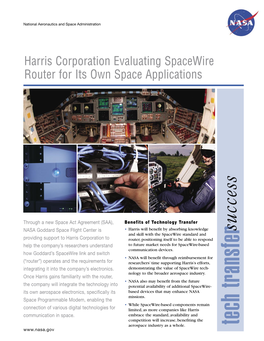 Harris Corporation Evaluating Spacewire Router for Its Own