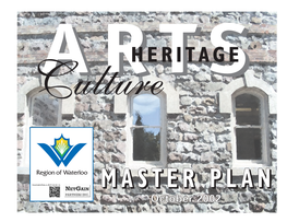 Arts, Culture and Heritage Master Plan Southern Ontario Tourism Organization (SOTO) 2001/2002 One Time Only