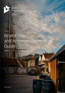 BIMM Bristol City and Accommodation Guide 2021/22