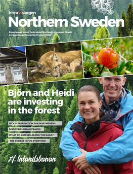Northern Sweden Experiences in and Facts About Norrland’S Managed Forests a Magazine Produced by Project PINUS