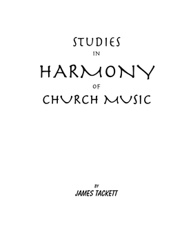 HARMONY of CHURCH MUSIC