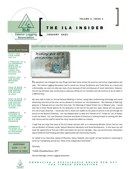 ILA Newsletter Volume 2 Issue 1 January 2021