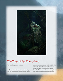 The Time of the Karanduun