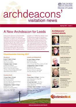 Archdeacons' Visitation News