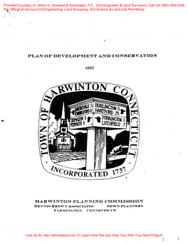 Harwinton Plan of Conservation And