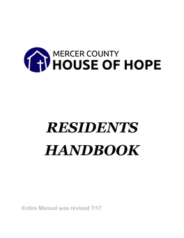 Residents Handbook