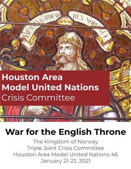 War for the English Throne Houston Area Model United Nations