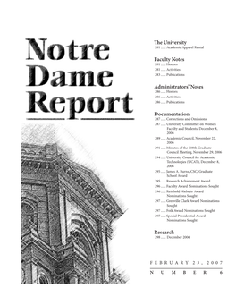Notre Dame Report 36:06